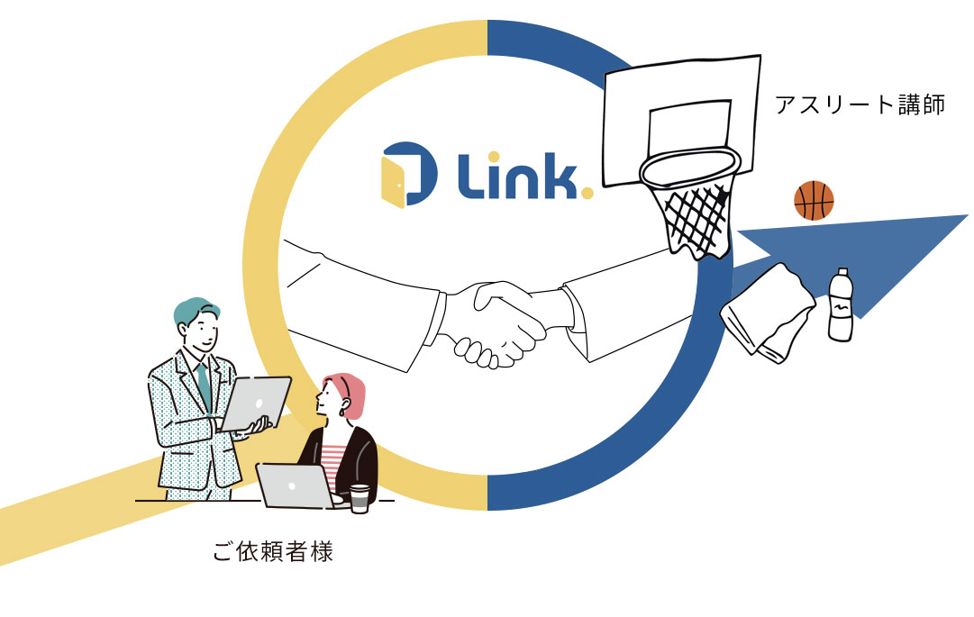 Link.はアスリートとお客様を繋ぎます！